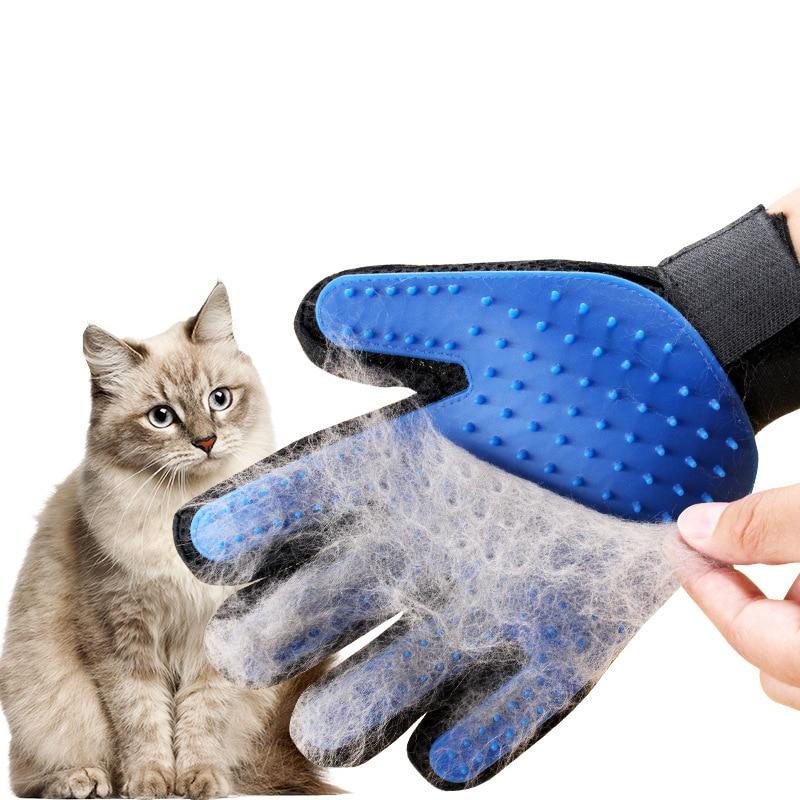 Silicone Pet Grooming Glove For Cats