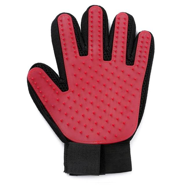 Silicone Pet Grooming Glove For Cats