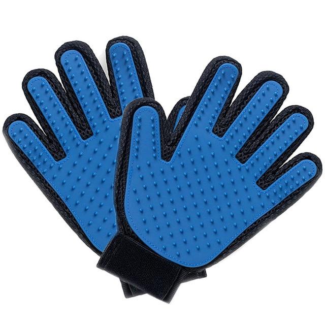 Silicone Pet Grooming Glove For Cats