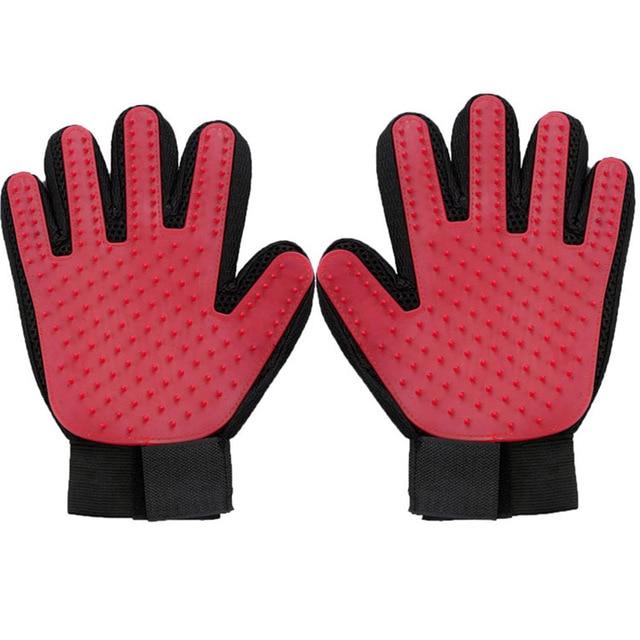 Silicone Pet Grooming Glove For Cats