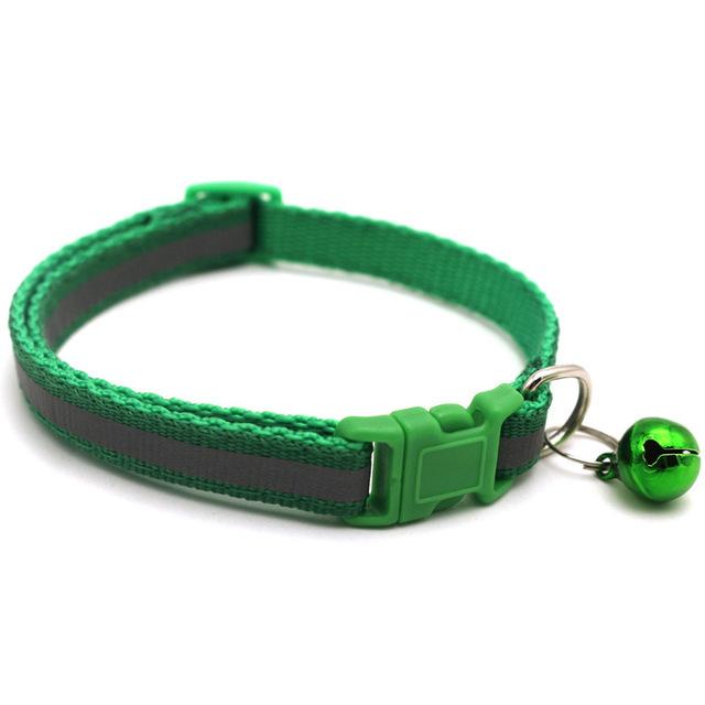 Reflective Pet Bell Collar Adjustable Size