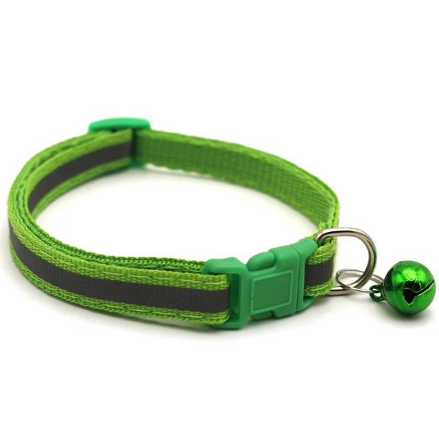 Reflective Pet Bell Collar Adjustable Size