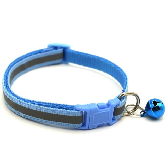 Reflective Pet Bell Collar Adjustable Size