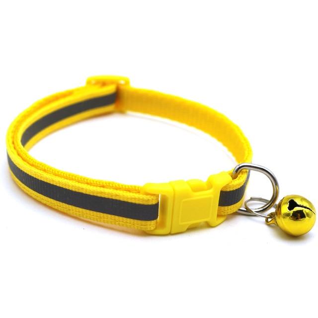 Reflective Pet Bell Collar Adjustable Size