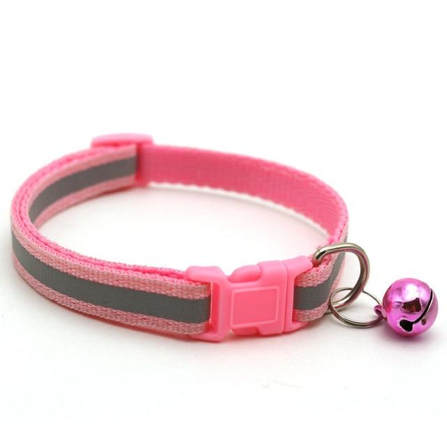 Reflective Pet Bell Collar Adjustable Size