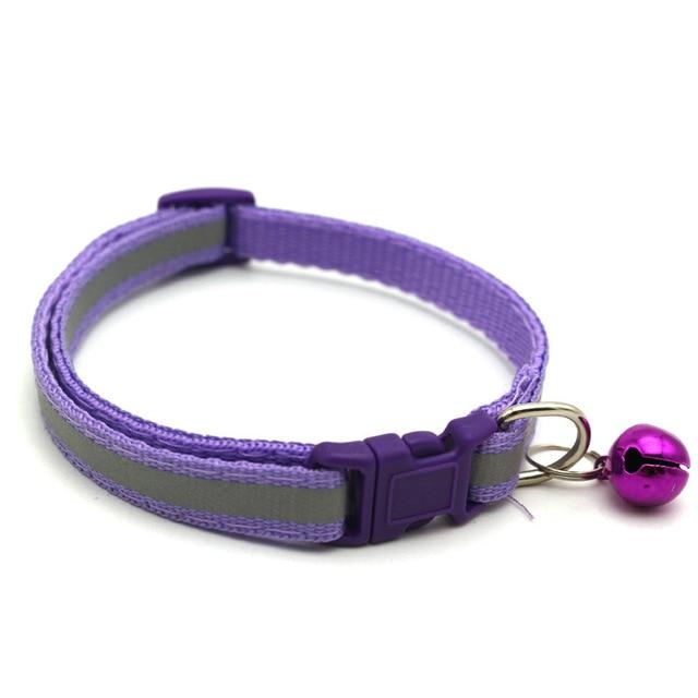 Reflective Pet Bell Collar Adjustable Size