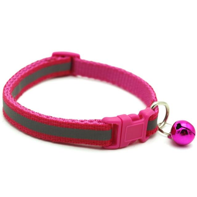 Reflective Pet Bell Collar Adjustable Size