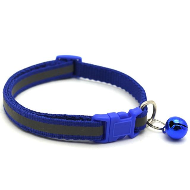 Reflective Pet Bell Collar Adjustable Size