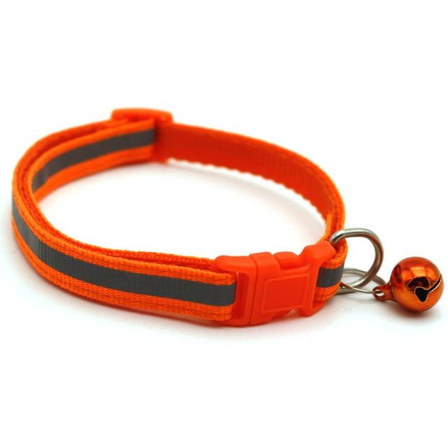 Reflective Pet Bell Collar Adjustable Size