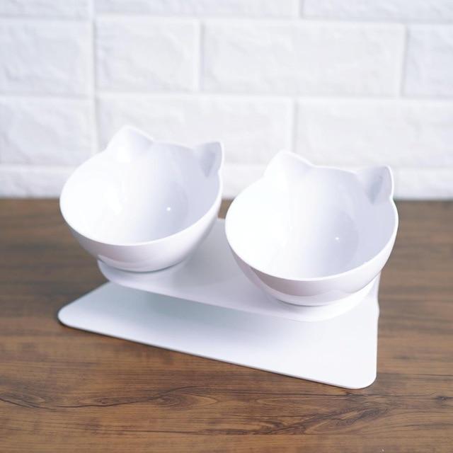 Non-slip Cat Bowls Double Bowls