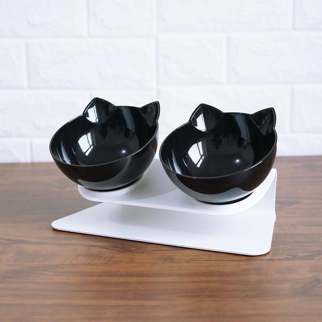 Non-slip Cat Bowls Double Bowls