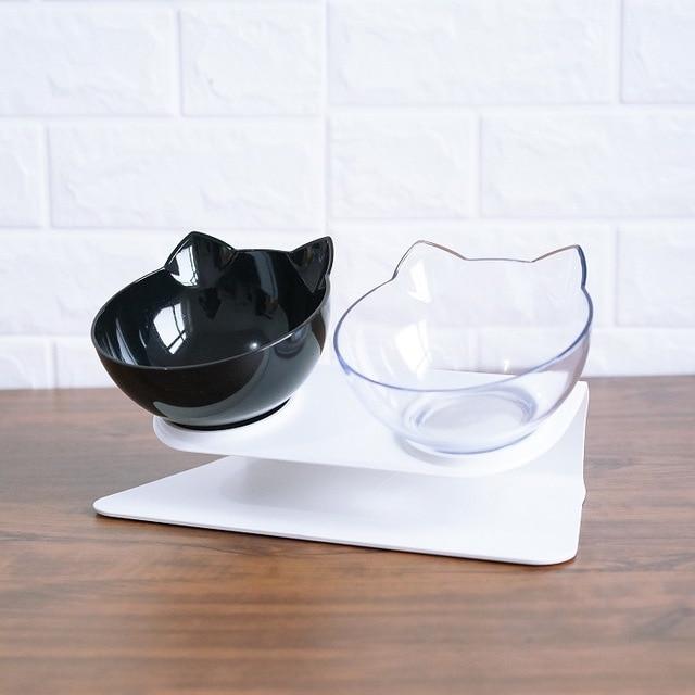 Non-slip Cat Bowls Double Bowls