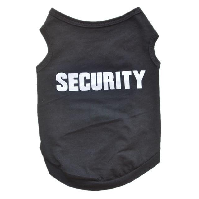 Security Cat Clothes Coats Jacket Hoodies