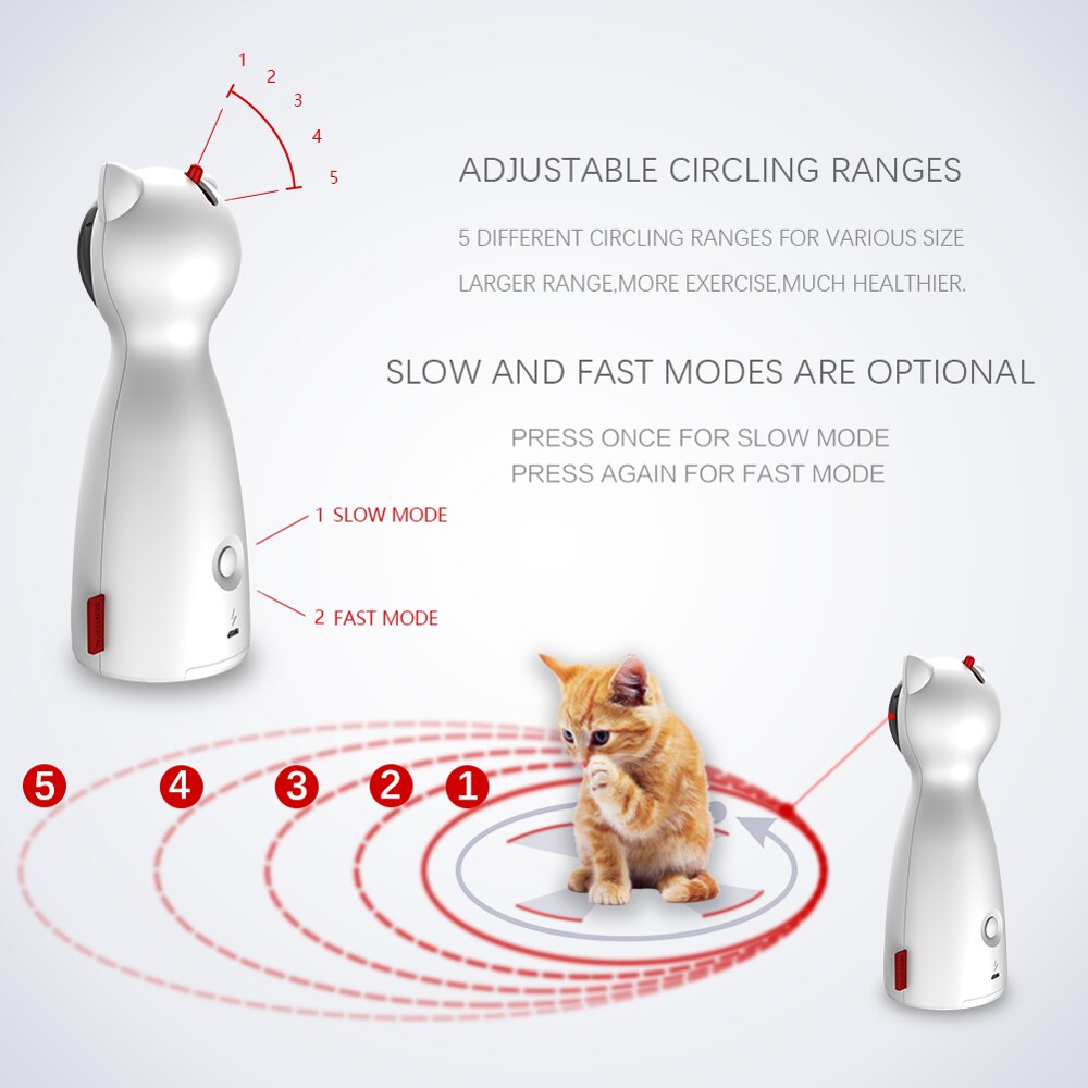 Automatic Cat Interactive Laser Toy