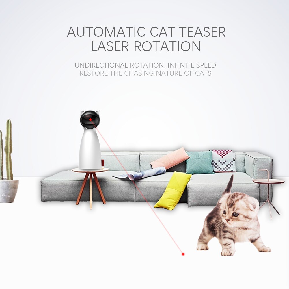 Automatic Cat Interactive Laser Toy